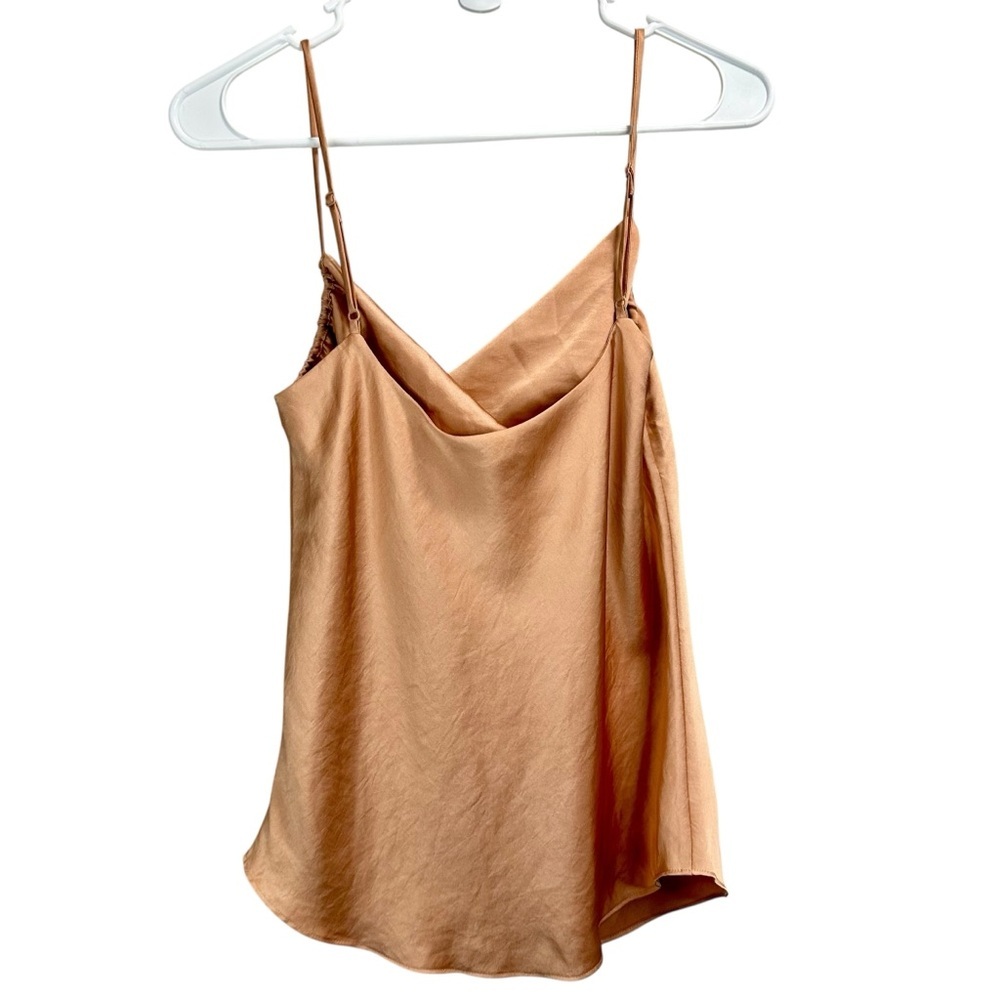 Aritzia Wilfred Allusion Satin Cowl Neck Camisole Top - Picture 6 of 8